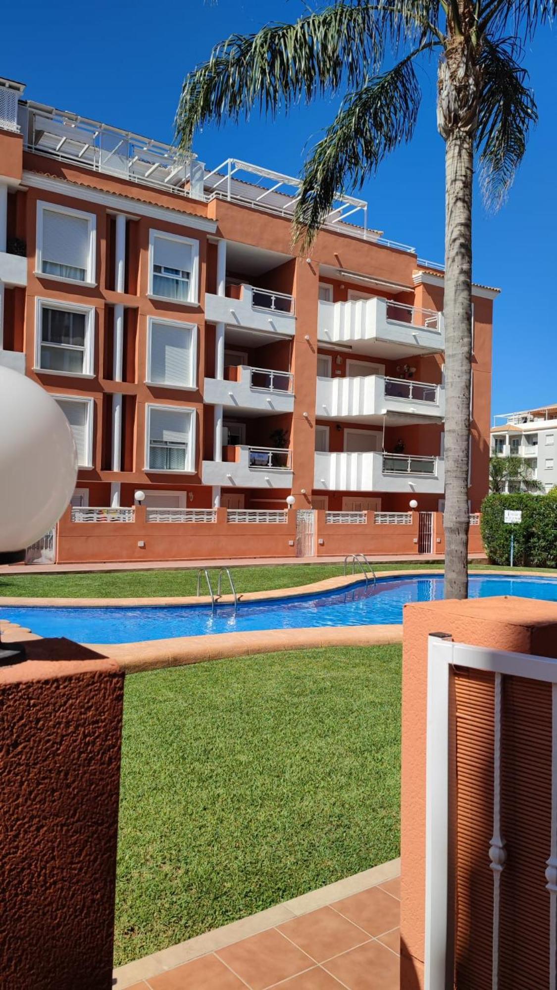 Apartamento Planta Baja Con Piscina Denia Exteriör bild